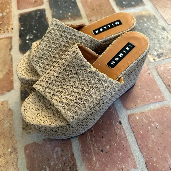Simon Miller Blackout Platform Sandal NEW - Picture 1 of 10